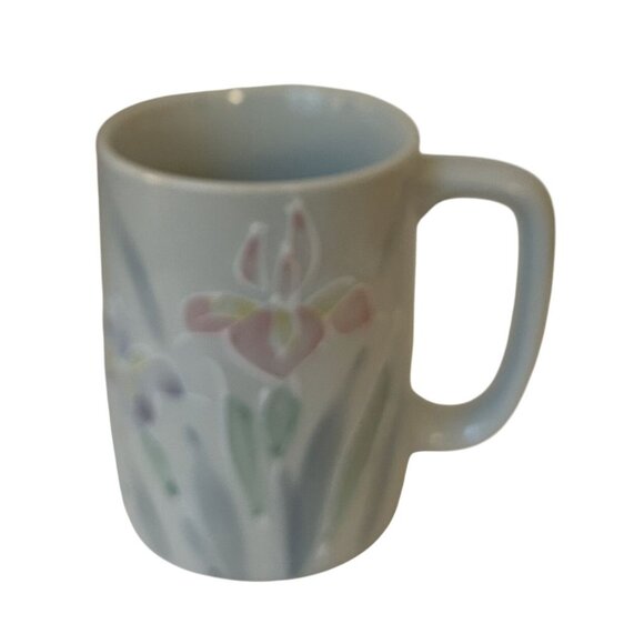 Otagiri Floral Lite Hand Painted Coffee Mugs Set Of 2 - Picture 2 of 4